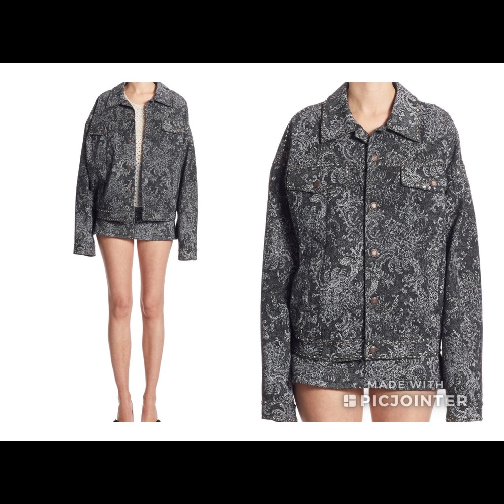 🔥MARC JACOBS Oversized Denim Bomber Jacket - Picture 5 of 8